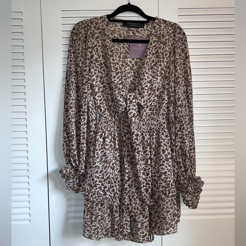 Leopard print dress